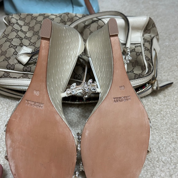 Badgley Mishka Champaign Jeweled Wedding Shoes - Picture 7 of 7